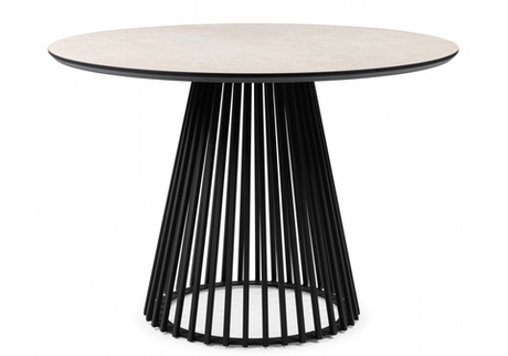 Керамический стол Woodville Нэнси 110 avenue grey sahara, черный