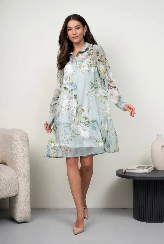 Летнее платье Эльза из прозрачного шифона