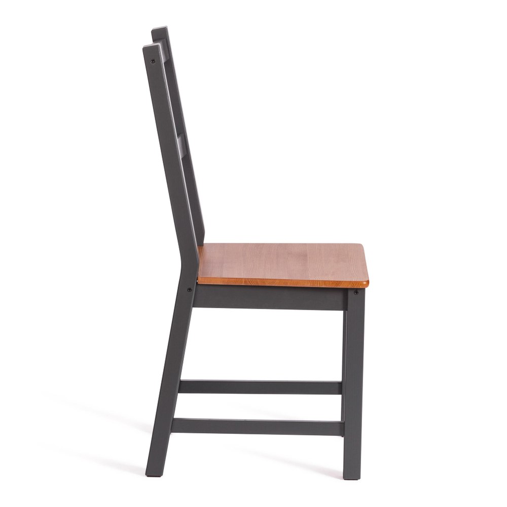 Стул Соната / Sonata chair массив сосны, 41х50х95 см, антик /графит