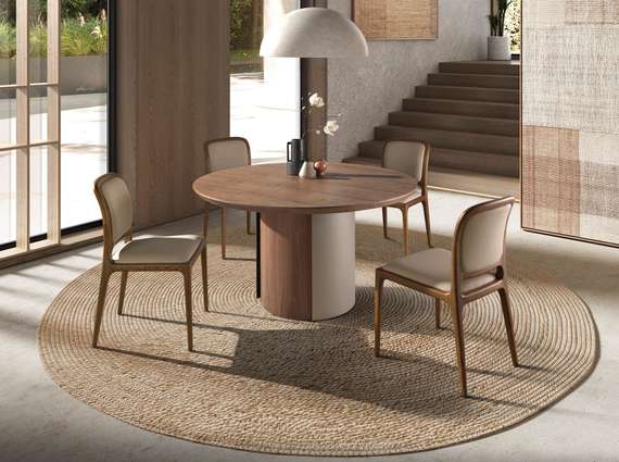 Стул Angel Cerda 4169, кремовая экокожа