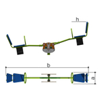 Качалка «Кошка» Romana 108.01.01