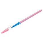 Ручка шариковая Stabilo "Liner Pastel 808 F" синяя, цвет корпуса розовый, 0,38мм
