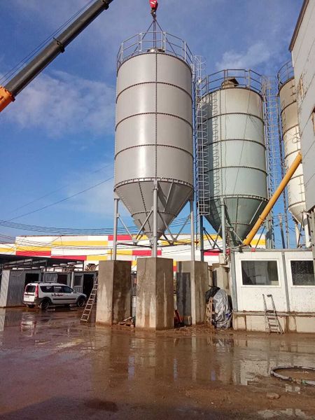 Установка Силоса 100 тонн в Уфе успешно завершилась! Установка Силоса 100 тонн в Уфе успешно завершилась!