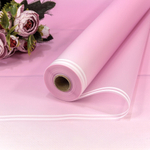 Пленка В рулоне 32 м х 58 см с двойной белой полосой (Розовый)