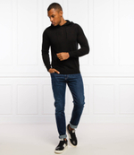 Хлопковый свитер Emporio Armani - черный(8N1MUW 1MJWZ)