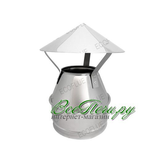 Оголовок нержавеющий, диаметр 200х115