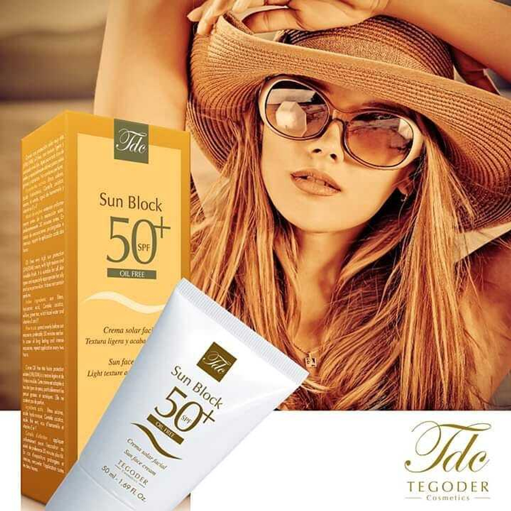 Солнцезащитный крем для жирной кожи Sun Block SPF 50+