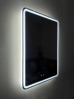 Зеркало BelBagno Marino 60 SPC-MAR-600-800-LED-TCH-SND с подсветкой с голосовым управлением и подогревом