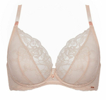 Телесный бюстгальтер Sublime с мягкими гипюровыми чашками (Размер: 80E) (Цвет: телесный)