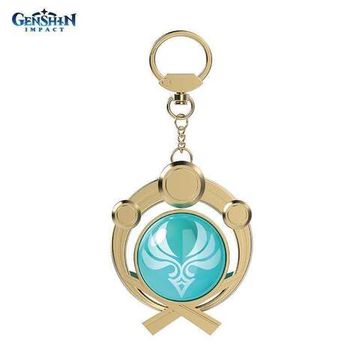 Брелок металлический Genshin Impact Inazuma Wind Eye of God 6942421100775