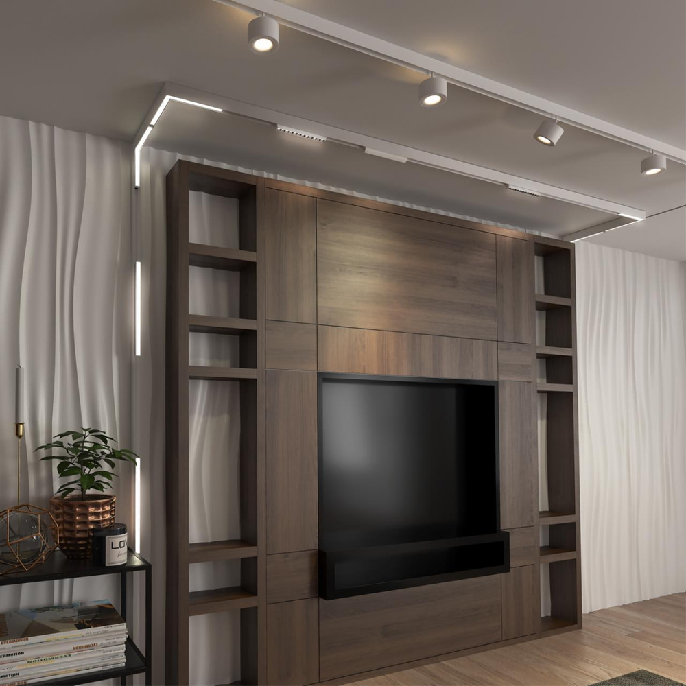 359501 SHINO NT24 137 белый Трековый низковольт. св-к диммир. со сменой цв.температуры, пульт ДУ/Tuya Smart Life IP20 LED 24W 48V 3000-6500K FLUM