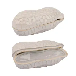 Блюдо для подачи 15*5,9 см h7/3,5 см 130 мл с крышкой Groundnut Gray Frutti di Mare P.L. [1]