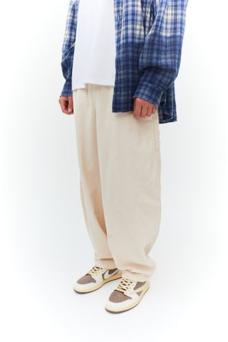 Белые вельветовые брюки VENTIQUE