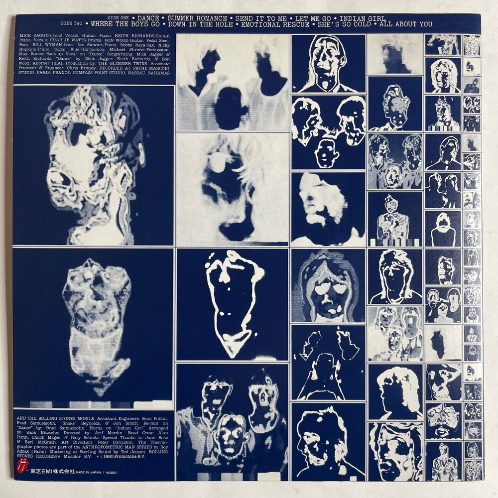 Винтажная виниловая пластинка LP The Rolling Stones Emotional Rescue (Japan 1980) (No Obi) (Poster)