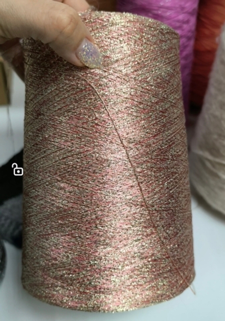 60% шелк; 40% вискоза - 100гр - персик