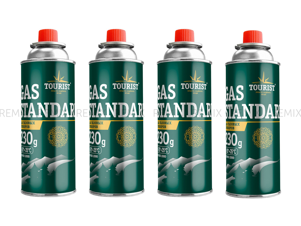 Газ баллон GAS STANDARD (TB-230) для портативных приборов, «Tourist»