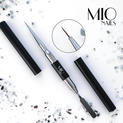 Mio Nails Кисть 9 тонкая двухсторонняя