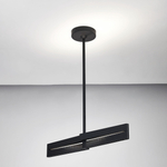 740147 Люстра DIVE LED 72W 3700LM G ЧЕРНЫЙ 4000K