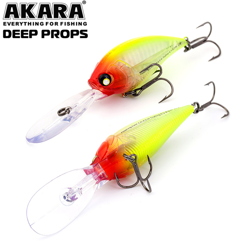 Воблер Akara Deep Props 70F 23 гр. (4/5 oz 2,8 in) A51