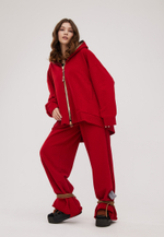 Худи WEST-2 Спорт Шик Красный