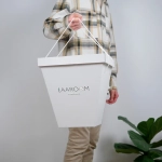 Готовый флорариум с нежной орхидеей Цефей с озером