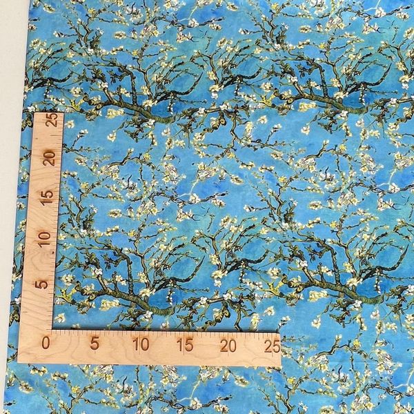 Цветущая ветка, Ван Гог, хлопок Handmade Fabrics 2