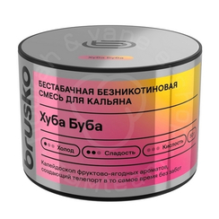 Бестабачная безникотиновая смесь для кальяна BRUSKO, 50 г, Хуба Буба