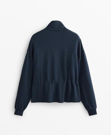 Oysho Мягкая куртка из модала, синий