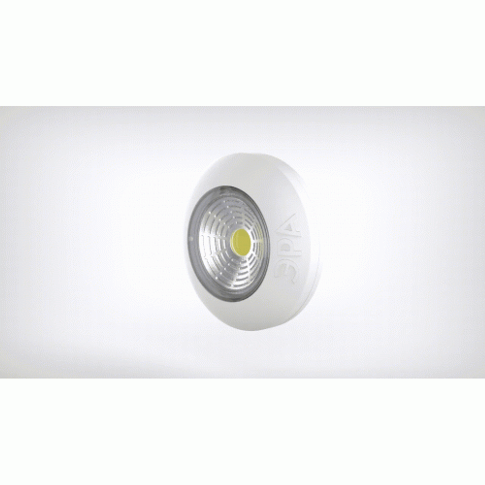 Светодиодный фонарь подсветка ЭРА Пушлайт SB-502 Аврора самоклеящийся 3шт белый COB