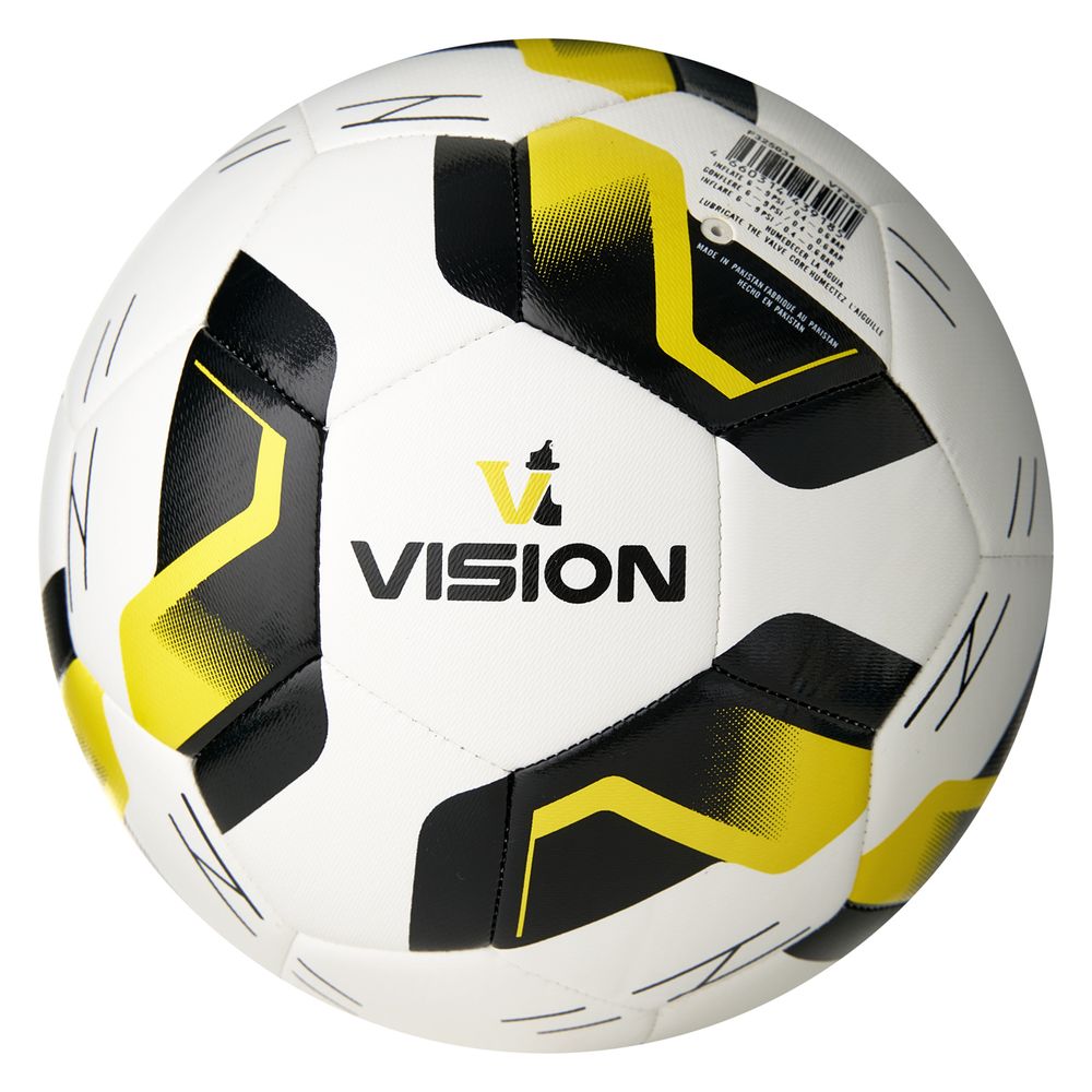 Мяч футб. VISION Striker, F325034, р.4,32 пан.,гл.TPU,2подкл. слой, маш. сш., бело-черно-желт