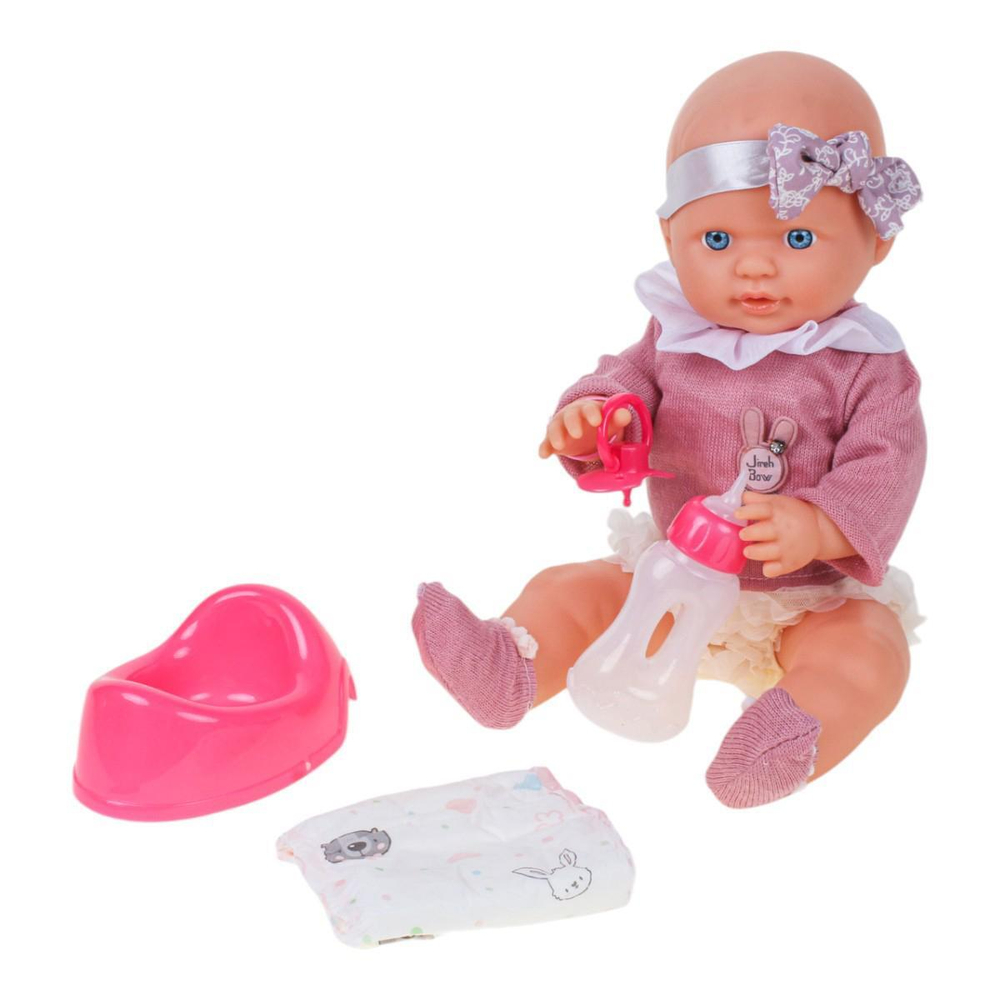 Пупс функциональный с аксесс., короб. YL1962E