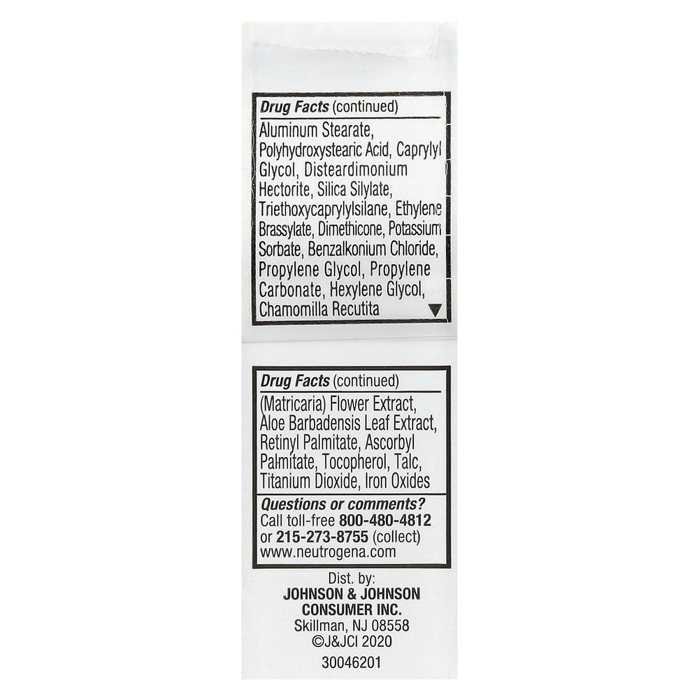 Neutrogena, Очищение кожи, безмасляный макияж, бафф 30, 30 мл (1 жидк. унц.)
