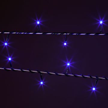 Новогодняя гирлянда нить 400-001 5м IP20 синий Elektrostandard