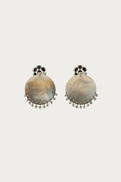 ZARA X MARISA BERENSON СЕРЬГИ С КАМНЯМИ , СЕРЫЙ