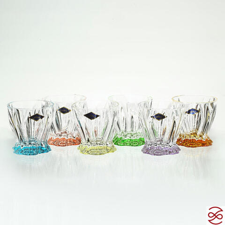 Набор стаканов для виски ассорти Aurum Crystal PLANTICA 320 мл (6шт)