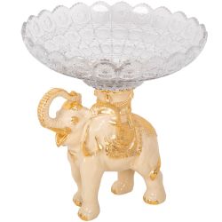 Фруктовница-конфетница Слон Айрават Айвори Мейджи