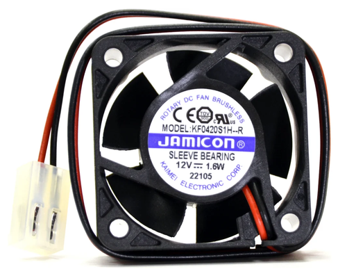 Вентилятор JAMICON KF0420S1H-R 40х40х20 12В с разъемом 2 конт. JST