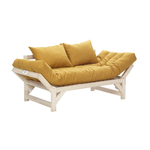 Диван Мебелик Бинго ткань savana plus yellow, каркас лак