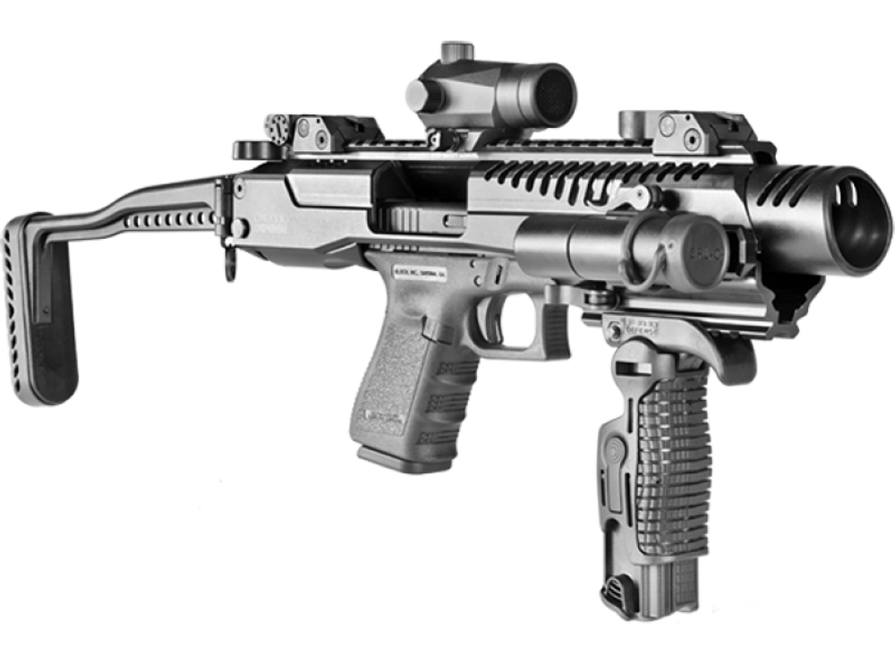 Преобразователь пистолета в карабин KPOS G2 для Glock 17-19, чёрный, Fab Defense