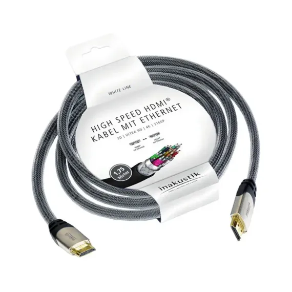 Inakustik White HDMI Grey 1.75m