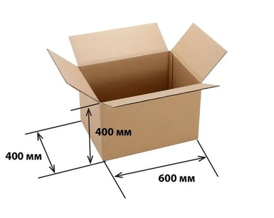 Гофроящик №670 600х400х400 (20шт) Бурый