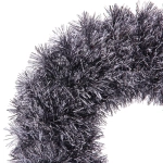 Венок декоративный TINSEL «Яркие переливы» 38 см, Графит