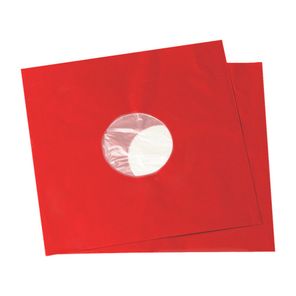 Конверты Внутренние Для Пластинок 12" (50 шт.)(Audio Anatomy Inner Record Sleeves)(Красные)