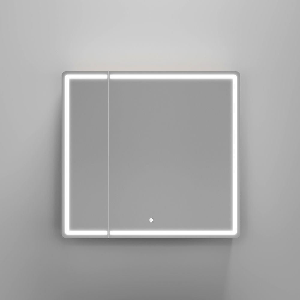 Зеркальный шкаф Sancos Mirror 790x150х740 мм, с LED подсветкой