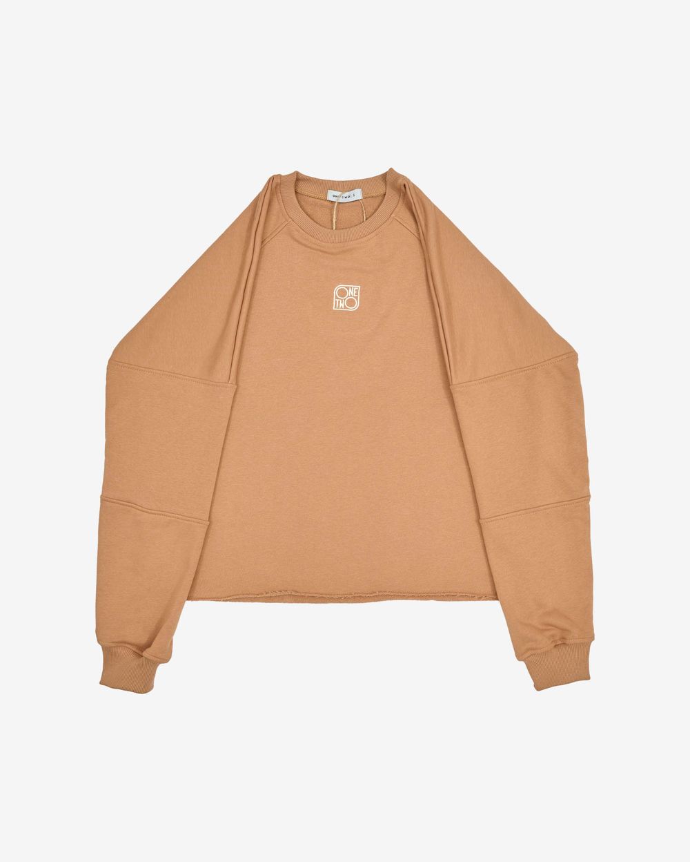 Толстовка One Two Raglan Sweatshirt Logo Macchiato