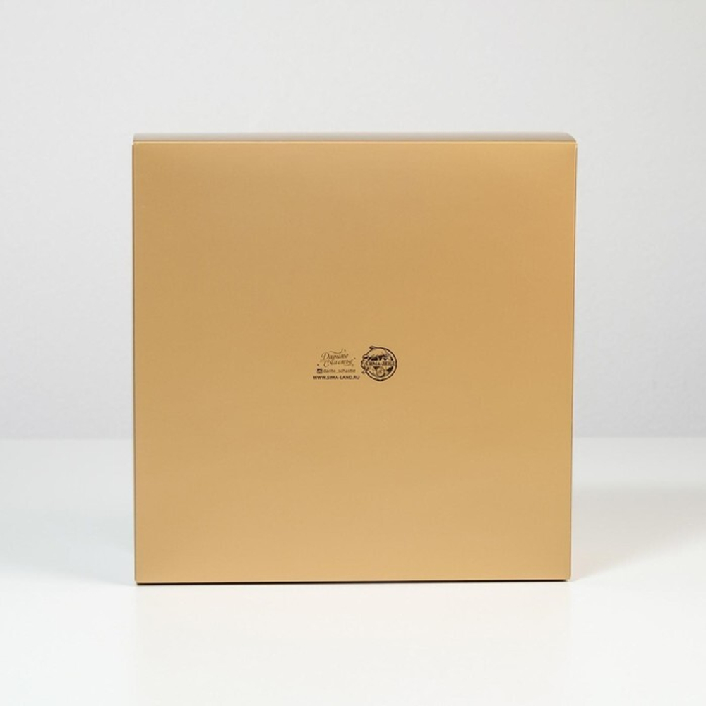 Коробка складная «Леопард»,  25 × 25 × 10 см