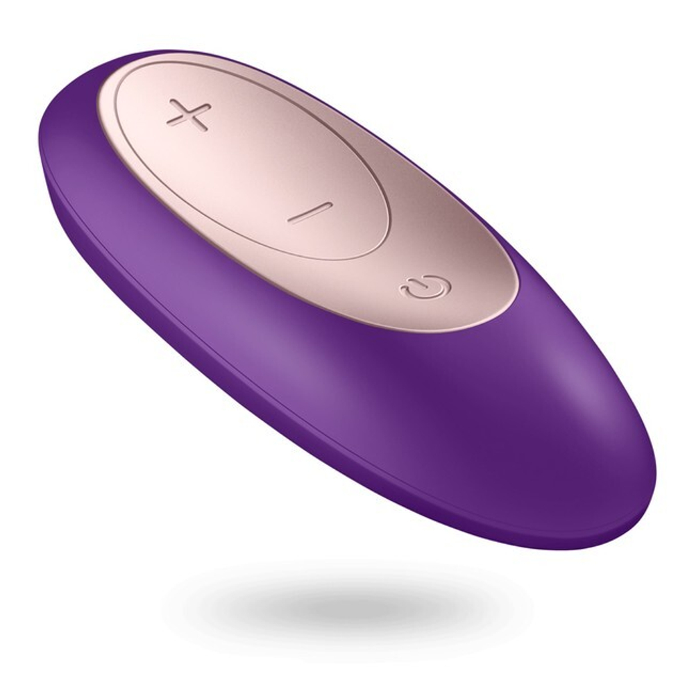 Массажер для пар на дистанционном управлении Satisfyer Partner Plus Remote (Цвет: фиолетовый)