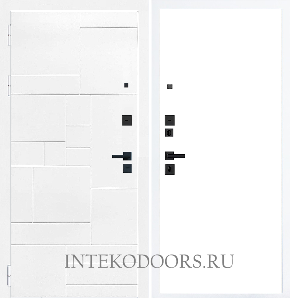 Домино Белое гладкая без рисунка