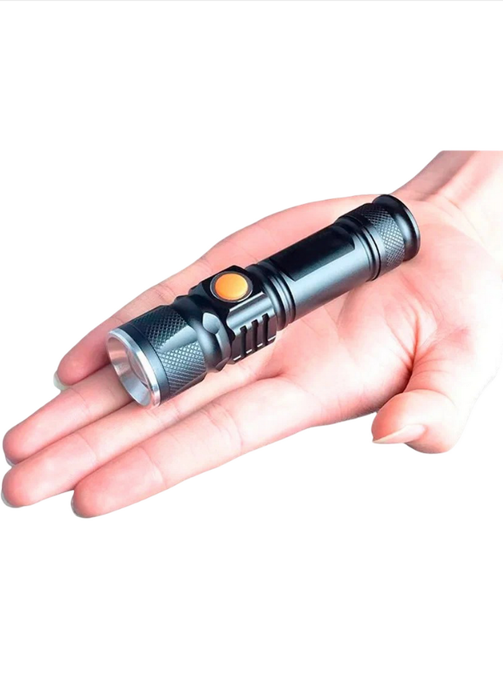 Фонарь ручной, карманный яркий Огонь H-515-T6 USB