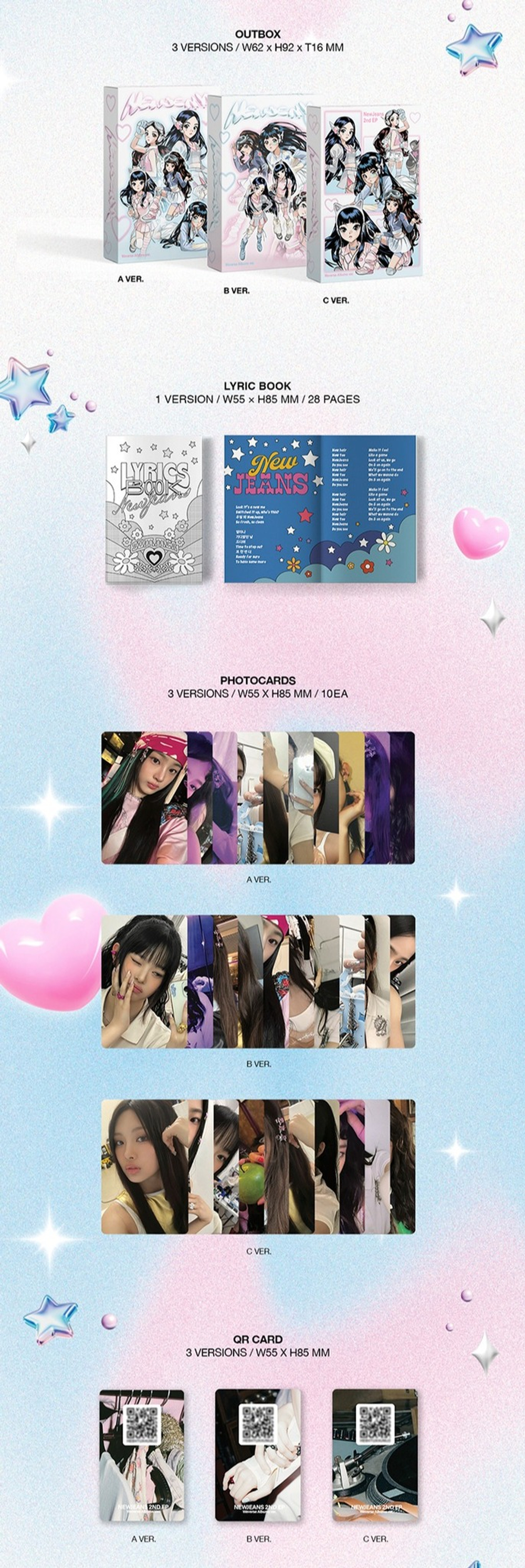 Альбом NewJeans - 2nd EP 'Get Up' Weverse Albums ver.